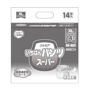 G エルモア いちばんパンツ スーパー XL 452121 14枚 カミ商事 介護 おむつ 紙パンツ 介護用品