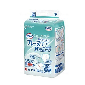 PU サルバフレーヌケア デイロング 33217 30枚 白十字 (介護 おむつ パッド 男女共用) 介護用品