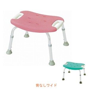 リッチェル やわらかシャワーチェア 背なしワイド 入浴用品 入浴用いす お風呂用椅子 ワイドタイプ 介護用品