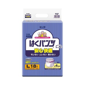 マーヤ はくパンツ 安心快適 L　3070227　18枚 東陽特紙 (介護 おむつ 紙パンツ) 介護用品