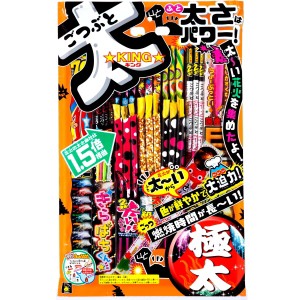 手持ち花火セット ごつ太 | 花火 極太 てもち花火 はなび 燃焼時間たっぷり G-20