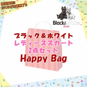 【ハッピーバッグ】ブラック＆ホワイト Black&White レディース スカート２点セット 福袋 春夏