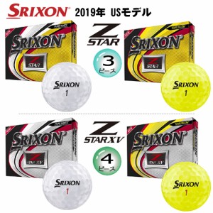 【2019年USモデル】ダンロップ スリクソン Z-STAR 6 シリーズ ゴルフボール 1ダース(12球入)