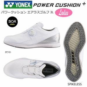 ヨネックス(YONEX) 2021 レディース パワークッション エアラス ゴルフ 3L (AERUS GOLF 3L) ボア スパイクレス ゴルフシューズ SHG-AR3L 