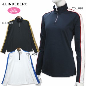 ジェイリンドバーグ J.LINDEBERG 072-37910 レディース 長袖シャツ 薄手 ストレッチ 春秋 ゴルフウェア スポーツウェア