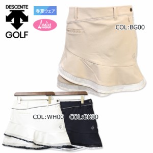 デサントゴルフ DESCENTE GOLF DGWVJE02 レディース スカート風ショートパンツ 大人可愛い ゴルフウェア スポーツウェア 春夏秋