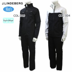 ジェイリンドバーグ J.LINDEBERG 083-76511 レインウェア 上下セット ブルゾン 袖取り外し可能 パンツ 収納袋付き ゴルフウェア スポーツ