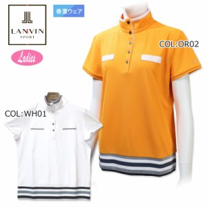 ランバン LANVIN VLV1552Y3 レディース 半袖 ポロシャツ ゴルフウェア スポーツウェア 春夏