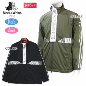 ブラック＆ホワイト Black&white BUF1102WM メンズ レディース ユニセックス ジップブルゾン MisuzuNaritaModel 撥水 裏起毛 ストレッチ 