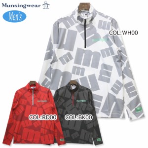 マンシングウェア munsingwear MEMUJB02 メンズ 長袖シャツ 吸汗速乾 ストレッチ ゴルフウェア 秋冬春