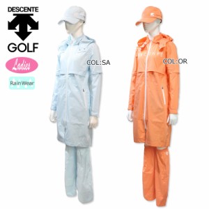 デサントゴルフ DESCENTE GOLF DGWTJF01 DGCTJC30 DGCTJX80 ワンピース キャップ レグカバー レインウェア 3点セット ゴルフウェア スポ