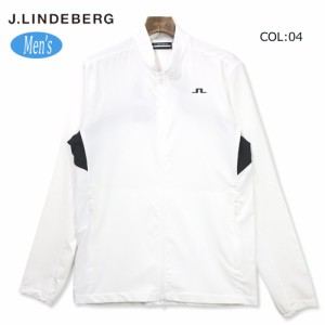 ジェイリンドバーグ J.LINDEBERG 071-56315 メンズ 長袖 フルジップ ブルゾン ストレッチ ゴルフウェア スポーツウェア 春夏秋