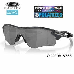 オークリー(OAKLEY) サングラス レーダーロック パス 偏光レンズ 【OO9206-8738/Low Bridge Fit】(Prizm Black Polarized Lenses) RADARL