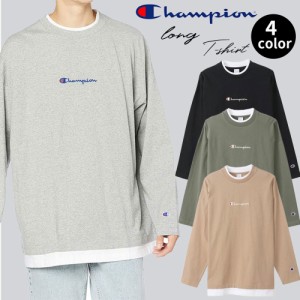 [先着100名様限定!20%OFFクーポン] champion ユニセックス ロングスリーブレイヤードTシャツ キャンパス チャンピオン(C3-S429)