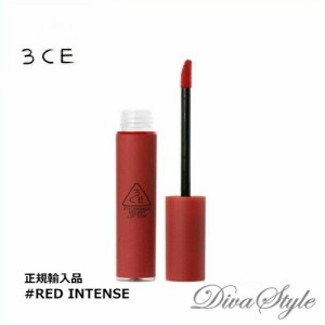 3CE　スリーコンセプトアイズ　ベルベットティントリップ #RED INTENSE  4g【正規輸入品】【人気コスメ】【韓流】【韓国コスメ】【スタイ