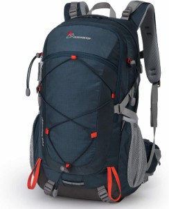 バックパック 40L リュック 登山 ザック アウトドア 旅行用 バッグ リュックサック 防水 軽量 レインカバー付き
