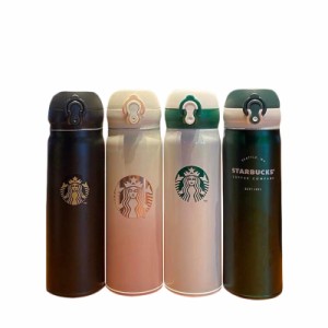 STARBUCKS スターバックス 水筒 500ml 魔法瓶 ステンレスボトル 桜 保冷保温 魔法瓶 男女兼用 軽量 釣り 旅行用品 キャンプ 水筒 sbk2035