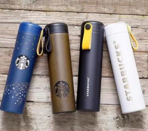 Starbucks スターバックス 魔法瓶 ステンレスボトル 保温保冷 水筒 軽量 直飲み おしゃれ コップ 水筒 男女兼用 釣り 旅行 sbk25