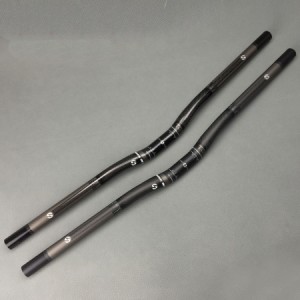 TOSEEK正規品！ハンドル 口径25.4mm ライザーバー カーボンハンドル MTBハンドル マウンテンバイクライザーバー TKY04