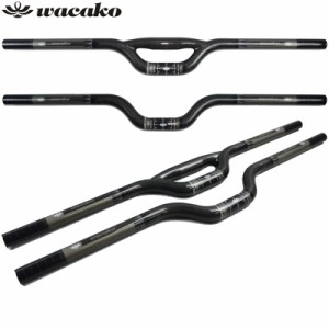 wacako フルカーボンハンドル フラットバー ストレートバー ハンドルバー 自転車ハンドル 小径車ハンドル 25.4/31.8mm wk008