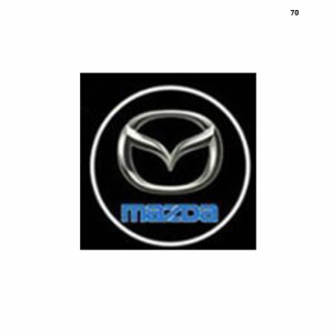 マツダ Mazda 投影 LEDウェルカムライト カーテシランプ ドアロゴライト 車外装 カーアクセサリ [並行輸入品]