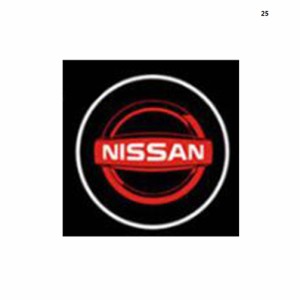 日産 Nissan 投影 LEDウェルカムライト カーテシランプ ドアロゴライト 車外装 カーアクセサリ [並行輸入品]