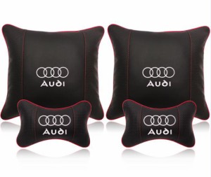 送料無料 アウディ Audi ネックパッド&クッション お得なセット 4色選択可能