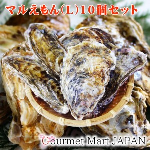 殻付き生牡蠣 厚岸産カキ マルえもん Lサイズ(90〜120g)×10個 2024 お取り寄せグルメ 夏ギフト お中元 御中元