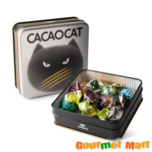  CACAOCAT 缶ミックス 8個入 SILVER[ダーク・ミルク・抹茶・チョコミント・ゆず・マンゴー、ダークラズベリー・ソルティキャラメル] 2024