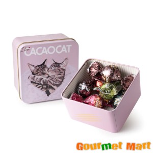 チョコレート CACAOCAT I love CACAOCAT 缶ミックス 6個入 HUG [ミルク、ストロベリー、ピスタチオ、ダークラズベリー、メイプル、カカオ