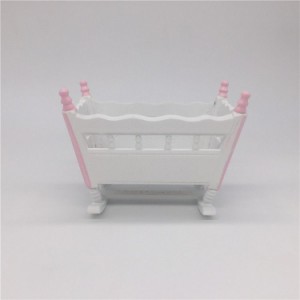 ミニチュア 雑貨 ベビーベッド ベッド 赤ちゃん 家具 材料 和風 キット アメリカン ドールハウス インテリア 90014