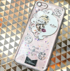 【送料無料】　mikiwuu 　ミキウー　Sunmoon　iPhoneX　/　iPhoneXS  携帯ケース スマホケース　モバイルケース　キラキラ　グリッター 