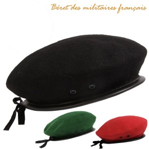ベレー帽 フランス軍タイプ 通販/正規品 おすすめ 帽子 定番 ミリタリーハット ミリタリー ウール ベレー