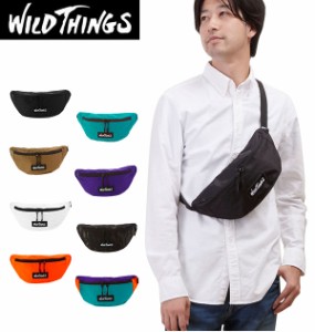 ウエストバッグ WILD THINGS ワイルドシングス  通販 ボディバッグ メンズ レディース ナイロン ショルダーバッグ 斜めがけ ななめ掛け 