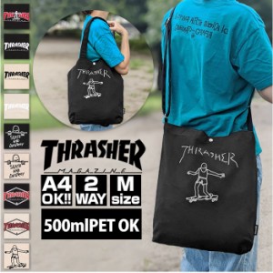 スラッシャー トートバッグ THR-192 THRASHER 通販 メンズ レディース トートショルダー M 2way トート ショルダーバッグ 斜めがけ 肩掛