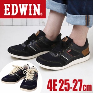 EDWIN メンズ スニーカー 7643 通販 エドウィン 軽量 軽い ローカットスニーカー ローカット シンプル おしゃれ キャンバススニーカー 高