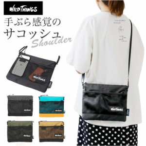 WILD THINGS サコッシュ WT-380-1072 ワイルドシングス 通販 ショルダーバッグ ミニショルダーバッグ ショルダーバック メンズ レディー