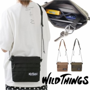 WILD THINGS サコッシュ WT-380-3006 ワイルドシングス 通販 ショルダーバッグ ミニショルダーバッグ ショルダーバック メンズ レディー