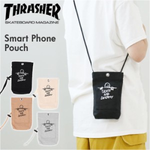 THRASHER スラッシャー スマホショルダー 通販 ミニショルダー スマホポーチ ショルダーバッグ ショルダーバック ショルダー 肩掛け なな