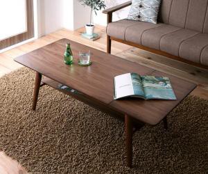 【カラー:ブラウン】機能系テーブル 天然木北欧デザイン伸長式エクステンションローテーブル W90-120
