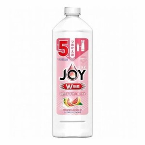 【P&G JOY ジョイ W除菌 食器用洗剤 ピンクグレープフルーツ つめかえ用 特大サイズ 670mL 】