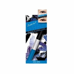 【miru miru ダブルカラーロングラッシュマスカラ 01 クラッシーブラック/スペースブルー 6.5mL＋5mL】