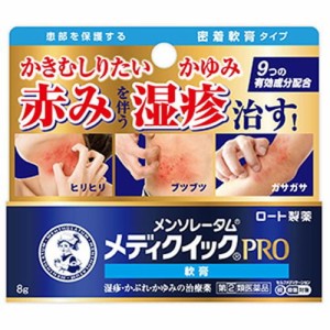 【ロート メンソレータム メディクイックプロ 軟膏 8g】【第(2)類医薬品】