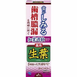 【薬用生葉s 知覚過敏症状予防タイプ 100g 医薬部外品】