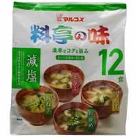 【マルコメ 料亭の味 みそ汁 減塩 12食】