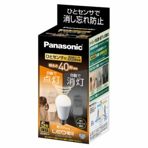 パナソニック LED電球 ひとセンサタイプ 40w形 E26 電球色 LDA5LGKUNS