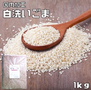 白洗いごま 1ｋｇ 生胡麻 胡麻屋の底力 白胡麻 白ごま しろごま 国内加工 製菓材料 乾物 製パン 業務用