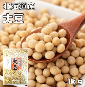 まめやの底力 大特価 北海道産大豆   1kg  　だいず 国産 乾燥豆 国内産 豆類 乾燥大豆 和風食材 生豆