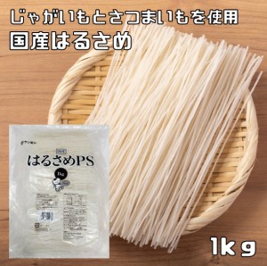 はるさめ 1kg 国産 業務用 乾物屋の底力 ケンミン食品 春雨 国内加工 スープ 鍋用 さつまいもでん粉 じゃがいもでん粉 徳用