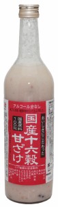 種商 国産十六穀甘ざけ 　720ml　　　 【甘酒　あまざけ　米こうじ　ノンアルコール】